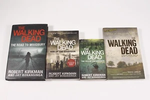 (4) Walking Dead Book Lot Rise/Fall of the Governor Road to Woodbury - Picture 1 of 2
