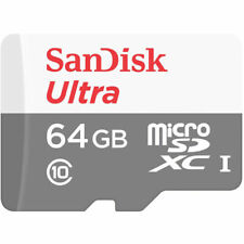 SanDisk Ultra 64 GB Micro SD Class 10 microSDXC Memory Card - SDSQUNR-064G-GN3MN