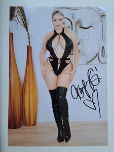 Kayley Gunner Sexy Adult AVN Model signed 20x30 Foto Autogramm Autograph IP2 - Bild 1 von 1
