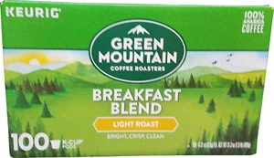 Green Mountain Breakfast Blend Light Roast K-Cups Coffee Pods for Keurig Brewers - Picture 1 of 1