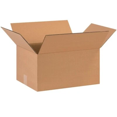 16 x 12 x 10 Shipping Boxes Moving Boxes Corrugated Kraft 25/Bundle 25/Pack - Image 1 of 3