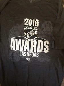 NHL Awards 2016 Las Vegas T-shirt Black Size XL Double Sided - Picture 1 of 8