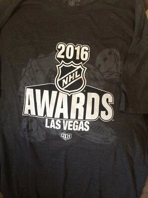 NHL Awards 2016 Las Vegas T-shirt Black Size XL Double Sided - Image 1 of 4