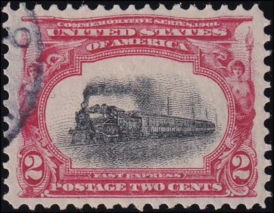US Scott #295, PSE Graded 90 Cert, XF, Used, Light, face-free cancel, SMQ $70. - Image 1 of 2