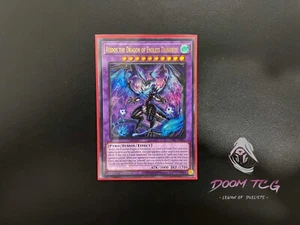 Yugioh! 1x Veidos el Dragón de la Oscuridad Infinita LEDE-EN092 Ultra Raro 1ª Edición Casi Nuevo - Imagen 1 de 1