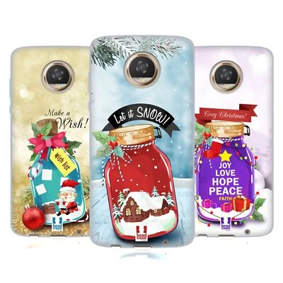 HEAD CASE DESIGNS CHRISTMAS JARS SOFT GEL CASE FOR MOTOROLA PHONES - Image 1 of 4