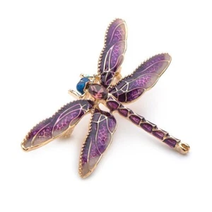 Broches Esmaltados Libélula Insectos Broches Para Mujer Banquete Bodas Broches Prendedores - Imagen 1 de 15