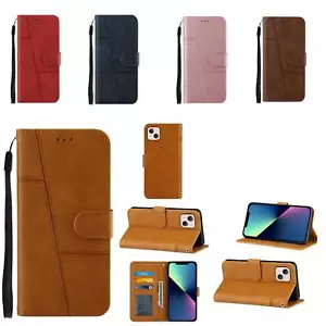 Leather Flip Phone Case For Google LG Motorola OPPO Infinix Tecno Vivo Huawei - Picture 1 of 37