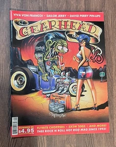 Gearhead Magazin #13 Viva Von Franco! Sailor Jerry, David Perry Pin-up HOT RODS - Bild 1 von 2
