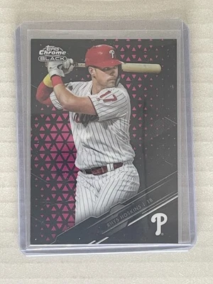 2020 Topps Chrome Black Rhys Hoskins /10   - Image 1 of 2