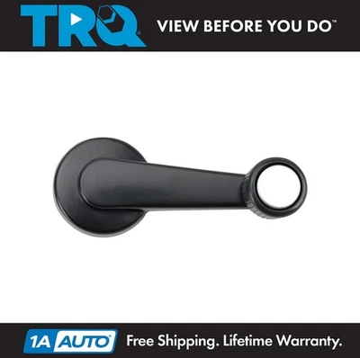 Manivela de ventana interior interior TRQ negra para camioneta Chevy GMC Olds Foto 1 de 4