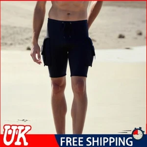 Wetsuit Shorts Pants 3mm with Pocket for Snorkeling Surfing Swimming Keep Warm - Picture 1 of 30