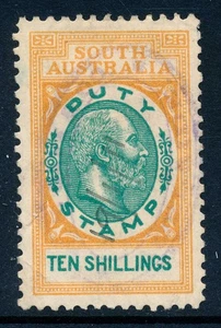 South Australia 1904 10/ fiscal stamp, BF21, used - Picture 1 of 4
