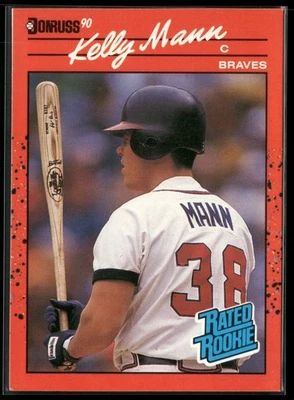1990 Donruss - Rated Rookie Kelly Mann #46 (RC) - Image 1 of 2