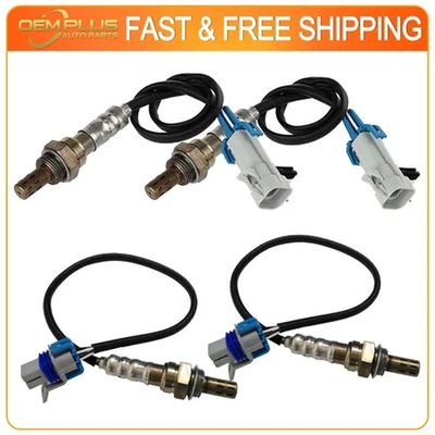 Sensor de oxígeno aguas arriba y aguas abajo 4 piezas para Chevrolet Malibu Pontiac G6 2008 2009 2010 Foto 1 de 4