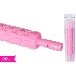 Mattarello ad impressione incisione cuori cm39 Cake Design pasta zucchero dolci - Imagen 1 de 1