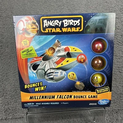 NEW! Hasbro Star Wars Angry Birds Millennium Falcon Bounce Game SEALED - Image 1 of 4