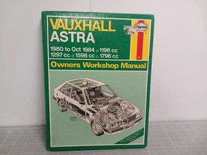 Manual de taller Haynes Vauxhall Astra Mk1 1980-1984 (Petrol Models Inc. GTE) - Imagen 1 de 4