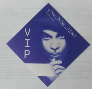 Prince V.I.P Backstage Pass Raro Perri One Night Alone 2002/2003 Tour - Imagen 1 de 3