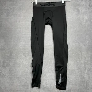 Nike Pro Dri-Fit Collant a Compressione Uomo Medium Nero Elasticizzato Senza Cuciture Pull On - Foto 1 di 9