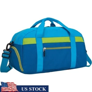 Bolsa de Lona para Niños Niños Niñas Viaje durante la Noche Deportes Práctica con Compartimento para Zapatos - Imagen 1 de 7