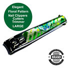 Large Toe Nail Clippers Cutters Trimmer Nipper Finger Effortless Heavy Duty GRN