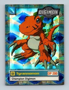 Digimon Animated Series 2 - PRISM Tyrannomon 5 of 32 - Upper Deck 2000