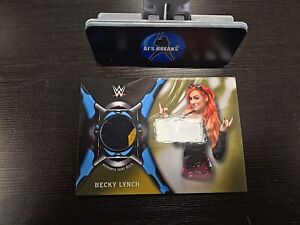 2018 Topps Wwe Wrestling Becky Lynch /10 Worn Shirt Relic Patch Nm (TR)