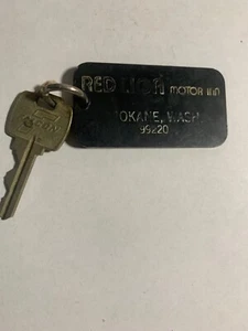 Llavero y llavero Spokane Red Lion Motor Inn Hotel Motel Room Washington #138 - Imagen 1 de 3
