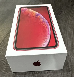 Apple iPhone XR Red 128GB Box Only OEM Original Retail Packaging - Photo 1 sur 4