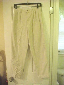 School Uniform Pants Girls Size 14 R Ivory Casual Dress By Arrow 100% Cotton - Picture 1 of 5