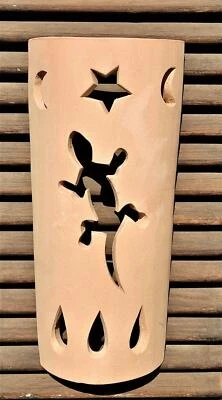 Mallorca Lampenschirm aus Keramik, Original Handarbeit, Dachschindelform - Bild 1 von 4