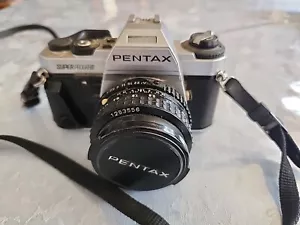 PENTAX SUPER PROGRAM 35mm Film Camera w 50 MM Lens Untested - Picture 1 of 8