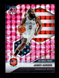 2020-21 MOSAIC PINK CAMO PRIZM #256 JAMES HARDEN NETS - Picture 1 of 1