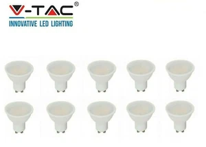 V-Tac LED Spotlight 4.5W GU10 With Samsung Chip 4000K, 6400k Bulb (10 Pack) - Picture 1 of 8