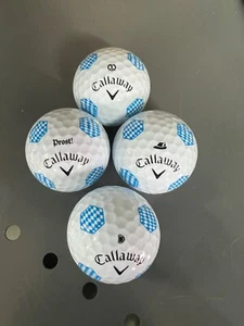 LOGO PELOTA DE GOLF - (4) NUEVO CONJUNTO EDICIÓN LIMITADA CROMO TOUR EDICIÓN OKTOBERFEST!!️ - Imagen 1 de 1