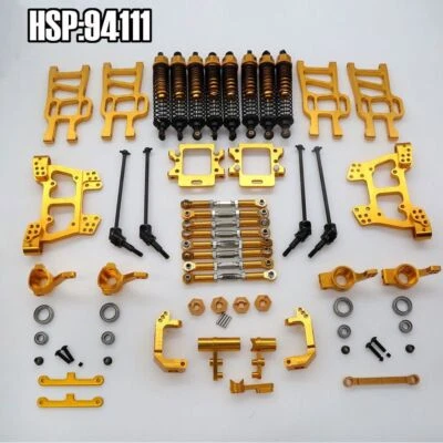 Full Set Upgrade Parts Pack 94108 94111 For HSP RC Truck 1:10 Aluminum Alloy CNC - Image 1 of 4