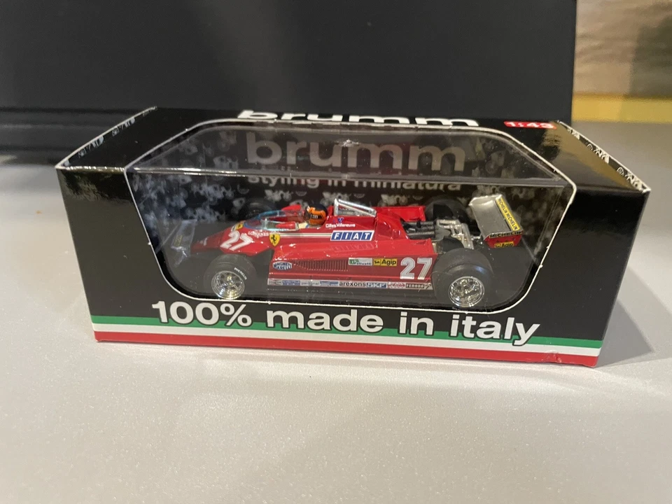 Ferrari 126 CK Turbo GP Canada 1981 'laps 39 to 54'-Gille 1 43 BRUMM R436-CH-UPD