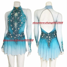 New Stylish Ice figure skating dress.Competition Dance Twirling Skating Costume