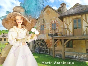 Marie Antoinette Puppe inspiriert OOAK Musselin Baumwollkleid für Puppen Barbie - Bild 1 von 3