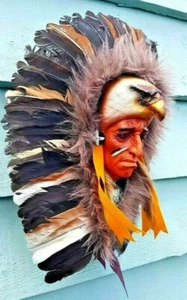 GROSSES DEKORATIVES KOPFKLEID ADLER (WANDHÄNGEND) - Bild 1 von 2