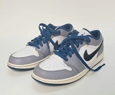Nike Jordan 1 Low Cement True Blue 553558-103 talla 13 para hombre Foto 1 de 4