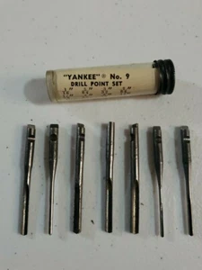 STANLEY “YANKEE” No. 9 - PUSH DRILL 7 PC. DRILL POINT SET - 41 45 46 03-043 - Picture 1 of 2