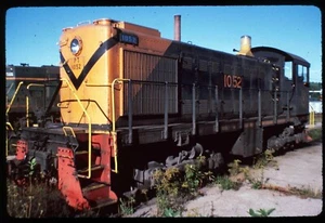 Duplicate Rail Slide - PTM Portland Terminal 1052 Rigby Yard ME 9-6-1980 Alco S2 - Picture 1 of 1