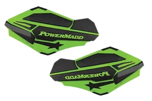 Powermadd Replacement Sentinel Hand Guards Handguards Green Black Dirtbike 34403 - Picture 1 of 4
