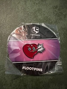 Loot Crate Heart Sick Heart Fever Pin - Picture 1 of 4