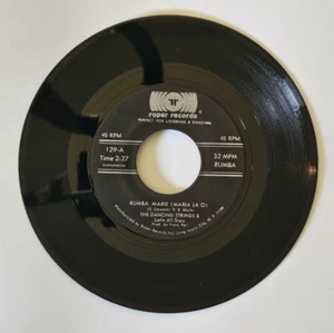 The Dancing Strings Rumba Marie & Merengue Mas 129 EP Record No Sleeve - Imagen 1 de 2
