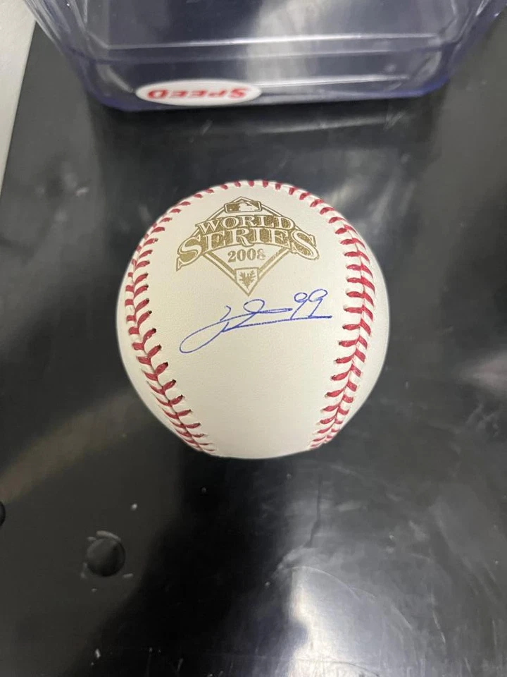 So Taguchi Philadelphia Phillies Signed 2008 World Series WS Baseball psa - Image 1 of 1