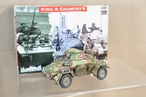 KING & COUNTRY WS210 WSS210 WWII GERMAN Sd.Kfz.222 ARMOURED CAR NORMANDY ol - Picture 1 of 10