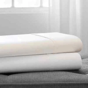 Ralph Lauren 464 Sólido Percal Reina Sábana Plana $115 Regata Crema - Imagen 1 de 5